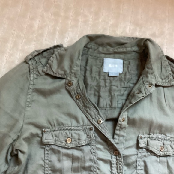 ANTHROPOLOGIE MAEVE AVEIRO SAFARI TOP - Picture 8 of 16